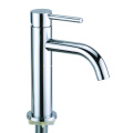 Single Cold Wash Basin Faucet Tap Round